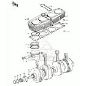 CMS �V�[�G���G�X O�����O�A73mm (O-ring�C73mm) Z1 KAWASAKI �J���T�L ���̑��G���W���p�[�c�I�v�V�����E��C���i �G���W���p�[�c �G���W��