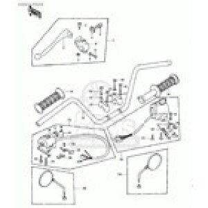 CMS �V�[�G���G�X �z�[���{�^���X�C�b�`�A�Z���u�� (Horn Button Switch Assembly) KZ900 KAWASAKI �J���T�L �n���h���X�C�b�`�E�X�C�b�`�{�b�N�X �n���h�����Ӄp�[�c �n���h��