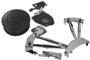 Garage T&F ガレージ SU&プッシュロッドカバーセット シャドウ400 HONDA ホンダ プッシュロッドカバー エンジンパーツ エンジン エアクリーナー部分:マッドブラック仕上げ