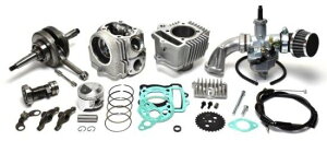 CLIPPING POINT クリッピングポイント ハイパワー110ccキット+ハイカム+ビッグキャブ22Φ&クリーナー ベンリイCD50 HONDA ホンダ ボアアップキット エンジンパーツ エンジン ハイカムシャフト:ST