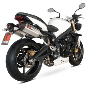 SCORPION XR[sI ZPgp XbvI}t[ Street Triple 675 TRIUMPH gCAt }t[