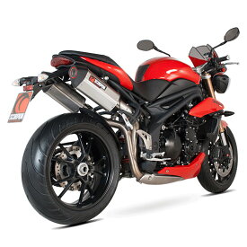 SCORPION スコーピオン セルケトパラレル ツイン スリップオンマフラー Speed Triple 1050 TRIUMPH トライアンフ