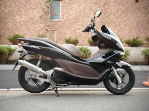 WINDJAMMERS ウインドジャマーズ スクデットパイプ マフラー JMCA仕様 PCX125 eSPエンジン JF56 JF28 HONDA ホンダ フルエキゾーストマフラー サイレンサー仕様:ステンポリッシュ