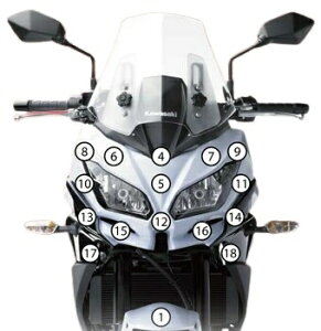 EAZI-GUARD C[W[K[h ԎʃXg[`bvveNVtB VERSYS 650 KAWASAKI JTL veNVtBEیtB O J[FOXT[tFXij