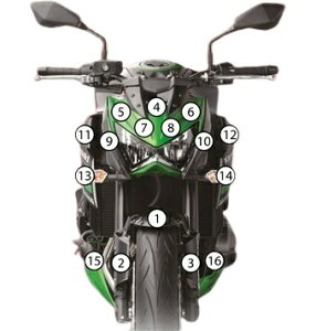 EAZI-GUARD �C�[�W�[�K�[�h �Ԏ�ʃX�g�[���`�b�v�v���e�N�V�����t�B���� Z800 KAWASAKI �J���T�L �v���e�N�V�����t�B�����E�ی�t�B���� �O�� �J���[�F�O���X�T�[�t�F�X�i������j