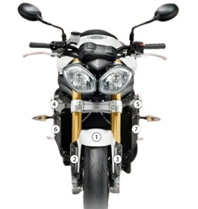 EAZI-GUARD �C�[�W�[�K�[�h �Ԏ�ʃX�g�[���`�b�v�v���e�N�V�����t�B���� 1050 SPEED TRIPLE TRIUMPH �g���C�A���t �v���e�N�V�����t�B�����E�ی�t�B���� �O�� �J���[�F�}�b�g�T�[�t�F�X�i���Ȃ��j