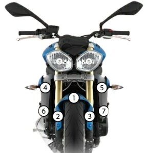 EAZI-GUARD �C�[�W�[�K�[�h �Ԏ�ʃX�g�[���`�b�v�v���e�N�V�����t�B���� 675 STREET TRIPLE TRIUMPH �g���C�A���t �v���e�N�V�����t�B�����E�ی�t�B���� �O�� �J���[�F�}�b�g�T�[�t�F�X�i���Ȃ��j