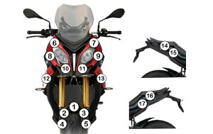 EAZI-GUARD �C�[�W�[�K�[�h �Ԏ�ʃX�g�[���`�b�v�v���e�N�V�����t�B���� S1000XR BMW �v���e�N�V�����t�B�����E�ی�t�B���� �O�� �J���[�F�}�b�g�T�[�t�F�X�i���Ȃ��j