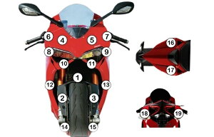 EAZI-GUARD C[W[K[h ԎʃXg[`bvveNVtB 1199 PANIGALE DUCATI hDJeB veNVtBEیtB O J[FOXT[tFXij