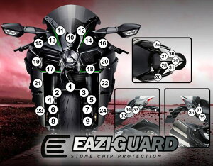 EAZI-GUARD �C�[�W�[�K�[�h �Ԏ�ʃX�g�[���`�b�v�v���e�N�V�����t�B���� NINJA H2 KAWASAKI �J���T�L �v���e�N�V�����t�B�����E�ی�t�B���� �O�� �J���[�F�}�b�g�T�[�t�F�X�i���Ȃ��j