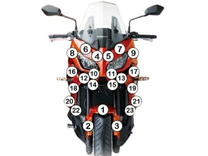 EAZI-GUARD �C�[�W�[�K�[�h �Ԏ�ʃX�g�[���`�b�v�v���e�N�V�����t�B���� VERSYS 1000 KAWASAKI �J���T�L �v���e�N�V�����t�B�����E�ی�t�B���� �O�� �J���[�F�O���X�T�[�t�F�X�i������j