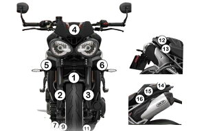 EAZI-GUARD �C�[�W�[�K�[�h �Ԏ�ʃX�g�[���`�b�v�v���e�N�V�����t�B���� 1050 SPEED TRIPLE TRIUMPH �g���C�A���t �v���e�N�V�����t�B�����E�ی�t�B���� �O�� �J���[�F�}�b�g�T�[�t�F�X�i���Ȃ��j