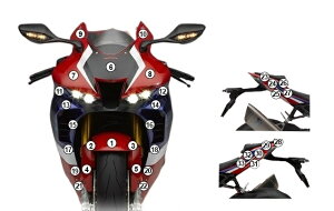 EAZI-GUARD �C�[�W�[�K�[�h �Ԏ�ʃX�g�[���`�b�v�v���e�N�V�����t�B���� CBR1000RR FIREBLADE SP HONDA �z���_ �v���e�N�V�����t�B�����E�ی�t�B���� �O�� �J���[�F�O���X�T�[�t�F�C�X(������)