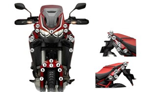 EAZI-GUARD C[W[K[h ԎʃXg[`bvveNVtB CRF1100L AFRICA TWIN HONDA z_ veNVtBEیtB O J[FOXT[tFCX()