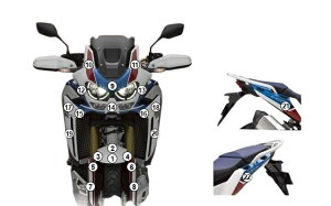 EAZI-GUARD �C�[�W�[�K�[�h �Ԏ�ʃX�g�[���`�b�v�v���e�N�V�����t�B���� CRF1100L AFRICA TWIN ADVENTURE SPORTS HONDA �z���_ �v���e�N�V�����t�B�����E�ی�t�B���� �O�� �J���[�F�O���X�T�[�t�F�C�X(��