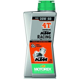 MOTOREX モトレックス KTM RACING 4T (KTM レーシング) 【20W-60】【1L】【4サイクルオイル】