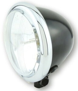 Shin-Yo �V�����[ 4 1/2' headlight Bates Style black chrome ring �w�b�h���C�g ���Η� �d���n