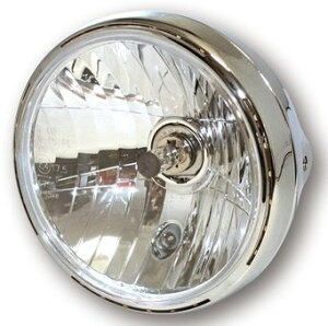 Shin-Yo �V�����[ 7 inch headlight Reno 2 chrome clear glass �w�b�h���C�g ���Η� �d���n