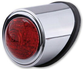 Shin-Yo シンヨー LED taillight Old School TYP1 chrome red glass E-approved