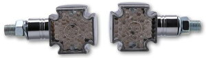 Shin-Yo V[ LED mini indicators CROSS chrome-plated short handle ECJ[ Η dn
