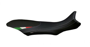 Tappezzeria Italia �^�b�y�b�c�F���A �C�^���A �����V�[�g�p�J�o�[ SORRENTO TOTAL BLACK TRICOLORE RIVALE 800 MV AGUSTA �A�O�X�^ �V�[�g�J�o�[ �V�[�g�֘A �O��