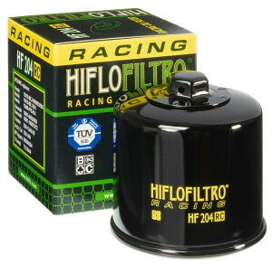 HIFLOFILTRO �n�C�t���[�t�B���g�� ���[�V���O �I�C�� �t�B���^�[ - HF204RC HONDA �z���_ KAWASAKI �J���T�L MV AGUSTA �A�O�X�^ TRIUMPH �g���C�A���t YAMAHA ���}�n �I�C���t�B���^�[