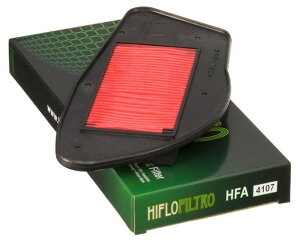 HIFLOFILTRO ハイフローフィルトロ エアフィルター - HFA4107 FLAME X 125 CYGNUS MBK YAMAHA ヤマハ エアクリーナー・エアクリーナーエレメント 吸気関連 エンジン