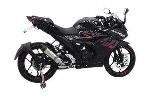 WirusWin ウイルズウィン ダイナミックマフラー ジクサーSF150 SUZUKI スズキ フルエキゾーストマフラー マフラー サイレンサー出口タイプ:ユーロ / サイレンサータイプ:ステンレス仕様