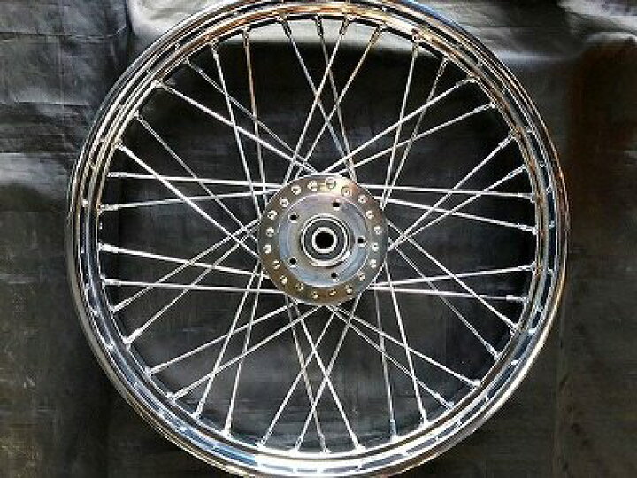 楽天市場】部品屋K&W 21インチ スポークホイール 2.15J 40本 