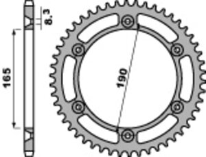 PBR �s�[�r�[�A�[�� �X�`�[�����X�^���_�[�h�����X�v���P�b�g 125 MX 495 500 600 KTM �h���u���X�v���P�b�g�E���A�X�v���P�b�g �쓮�n