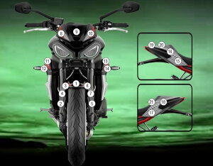 EAZI-GUARD �C�[�W�[�K�[�h �Ԏ�ʃX�g�[���`�b�v�v���e�N�V�����t�B���� 765 Street Triple TRIUMPH �g���C�A���t �v���e�N�V�����t�B�����E�ی�t�B���� �O�� �J���[�F�}�b�g�T�[�t�F�X�i���Ȃ��j