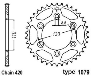 B1 r[ Steel Standard Rear Sprocket - 420 SUPERMOTARD SUPERMOTO 50 CPI huXvPbgEAXvPbg 쓮n