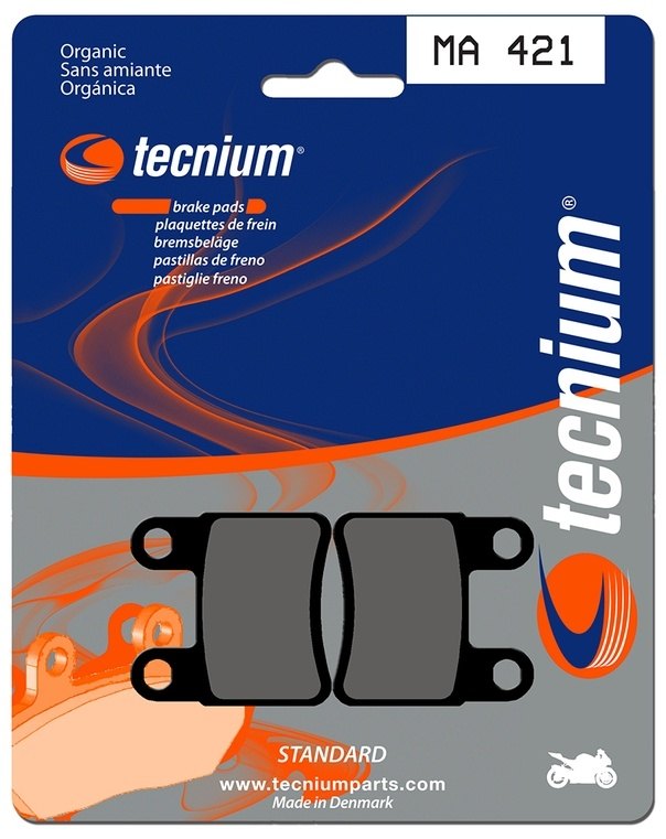 TECNIUM テクニウム Street Organic Brake pads MA421 MAXXER 450I