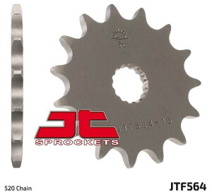 JT SPROCKETS JTXvPbg Steel Standard Front Sprocket 564 - 520 DT 200 R TDM 850 WR 125 Z YZ DL 1000 V-STROM 650 ABS GSF BANDIT S GSR 600 750 GSX F GSX-R SV NINJA ZX-7 ZEPHYR ZR-7 FE 390 450 IE /6 570 FX EC RACING SIX DAYS MC SM SY 250 SY-F SM125