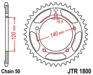 JT SPROCKETS JT�X�v���P�b�g �X�`�[�������A�X�v���P�b�g �X�^���_�[�h 1800 - 530 955i DaytonaMarch 2001 > 1050 Tiger SE TRIUMPH �g���C�A���t �h���u���X�v���P�b�g�E���A�X�v���P�b�g �쓮�n