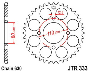 JT SPROCKETS JT�X�v���P�b�g �X�`�[�������A�X�v���P�b�g �X�^���_�[�h 333-630 CB750 K7 F2 sohc HONDA �z���_ �h���u���X�v���P�b�g�E���A�X�v���P�b�g �쓮�n