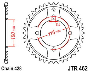 JT SPROCKETS JT�X�v���P�b�g �X�`�[�������A�X�v���P�b�g �X�^���_�[�h 462-428 KX85 KX80 KLX140 A8F�AA9F�AAAF�AABF�AACF�AADF�AAEF�AAFF�AAGF�AAHF�AAJF�AAKF ALF�AAMF�AANF�AAPF�AARF KAWASAKI �J���T�L �h���u���X�v