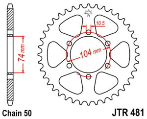 JT SPROCKETS JTXvPbg X`[AXvPbg X^_[h 481 - 530 KH500 Francedl KZ650 B1AB2AB2AAB3 USAdl F1 Z650 B1-B3AF1 KAWASAKI JTL huXvPbgEAXvPbg 