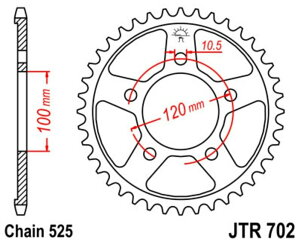 JT SPROCKETS JT�X�v���P�b�g �X�`�[�������A�X�v���P�b�g �X�^���_�[�h 702-525 CAPONORD 1200 ABS RALLY DORSODURO ABS-ATC 750 900 MANA 850 RSV 1000 FACTORY R TUONO SP SHIVER GT SE 2.5 I-F RACING 250 I I-R 3.0 300 4.5 450 5.1 510 �쓮