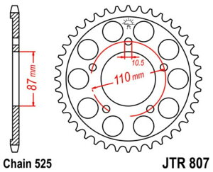 JT SPROCKETS JTXvPbg X`[AXvPbg X^_[h 807 - 525 GSX-R400 JARKARAK Japandl SV650 XAYAK1AK2AK3AK4AK5AK6AK7AK8 S-L0AL1AL2AL3 A/SA-K7AK8AK9AL0ABS SUZUKI XYL h