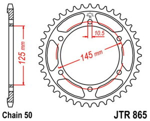 JT SPROCKETS JT�X�v���P�b�g �X�`�[�������A�X�v���P�b�g �X�^���_�[�h 865-530 FZR600 W�AA�AB FZ700 T Genesis USA�d�l YAMAHA ���}�n �h���u���X�v���P�b�g�E���A�X�v���P�b�g �쓮�n