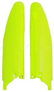 RACETECH ���[�X�e�b�N Fork Guards Neon Yellow Suzuki RM-Z250�^450 RM-Z 250 450 SUZUKI �X�Y�L �t�H�[�N�K�[�h �O��