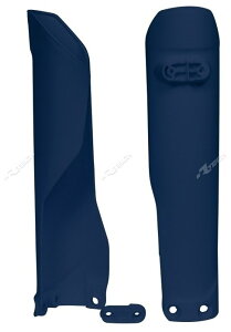 RACETECH ���[�X�e�b�N Fork Guards Blue Husqvarna FC 250 350 450 FE 501 TC 125 TE I 300 HUSQVARNA �n�X�N�o�[�i �t�H�[�N�K�[�h �O��