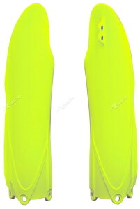 RACETECH ���[�X�e�b�N Fork Guards Neon Yellow Yamaha YZ 250 F 450 YAMAHA ���}�n �t�H�[�N�K�[�h �O��