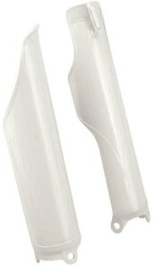RACETECH ���[�X�e�b�N Fork Guards White Honda CR 125 R 250 CRF X 450 HONDA �z���_ �t�H�[�N�K�[�h �O��