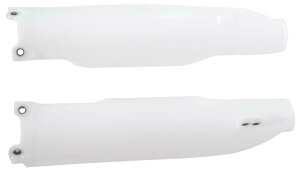 RACETECH ���[�X�e�b�N Fork Guards White Kawasaki KLX 450 R KX 125 250 F KAWASAKI �J���T�L �t�H�[�N�K�[�h �O��