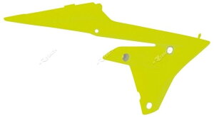RACETECH ���[�X�e�b�N Lower Radiator Covers Neon Yellow Yamaha YZ 250 F 450 YAMAHA ���}�n ���W�G�[�^�[ ��p�֘A �G���W��
