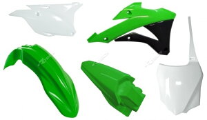 RACETECH ���[�X�e�b�N �v���X�`�b�N�L�b�g OEM �J���[ �O���[���^�z���C�g �J���T�L KX85 KX 100 85 BIG WHEELS 19/16 STD 17/14 KAWASAKI �t���J�E���E�O���Z�b�g �J�E���֘A �O��