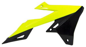 RACETECH [XebN Radiator Covers Neon Yellow^Black Suzuki RM-Z450 RM-Z 250 450 SUZUKI XYL WG[^[ p֘A GW