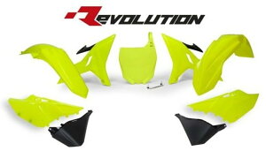 RACETECH ���[�X�e�b�N Revolution Plastics Kit without Gas Tank Yellow�^Black Yamaha YZ 125 250 X YAMAHA ���}�n �t���J�E���E�O���Z�b�g �J�E���֘A �O��